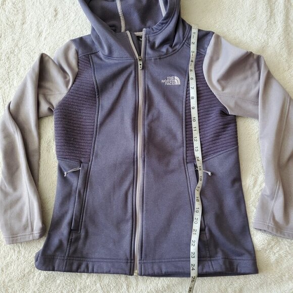The North Face Purple Gray Full Zip Casual Lightweight‎ Outdoor Hoodie Jacket M - Picture 6 of 9